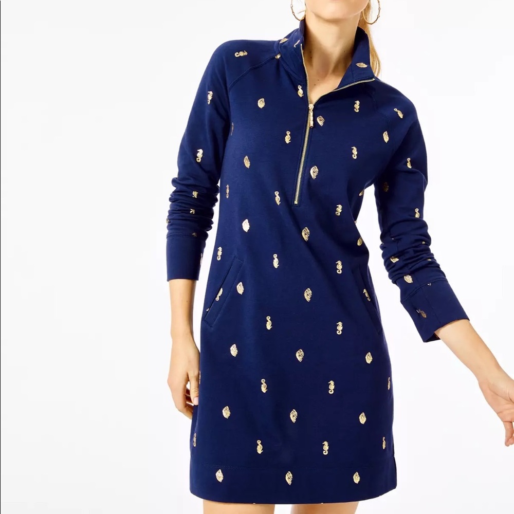 Lilly Pulitzer long sleeve skipper dress NWT
